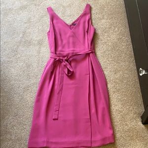 🌟 NWOT Ann Taylor Pink Wrap Dress 🌟
